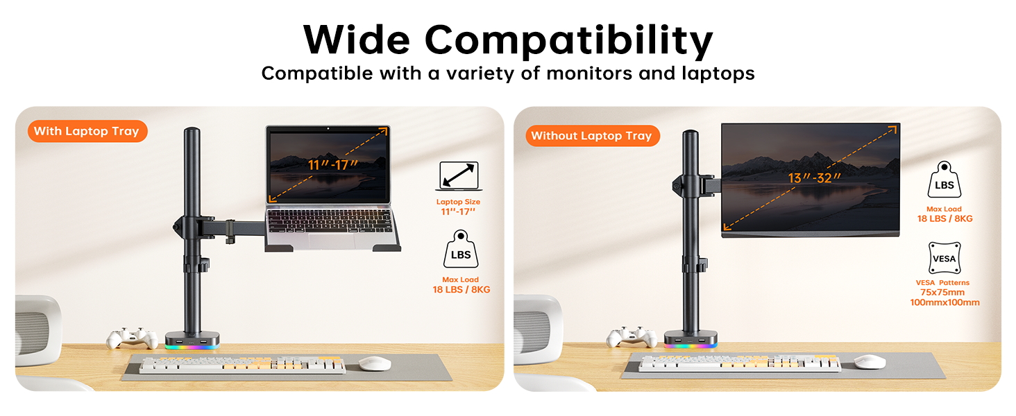 Monitor &amp;amp; Laptop Mount Stand