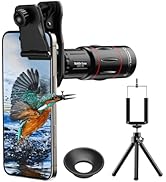 Evil eye 18X Telephoto Lens, Hight Power Telephoto Phone Lens with Tripod, Mobile Cell Lens Attac...