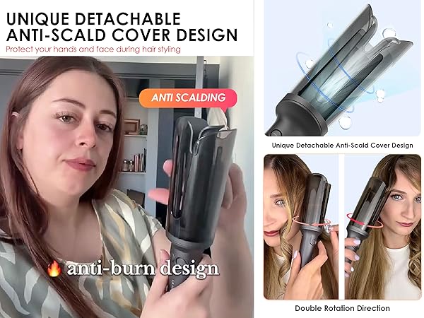 rotating curling iron