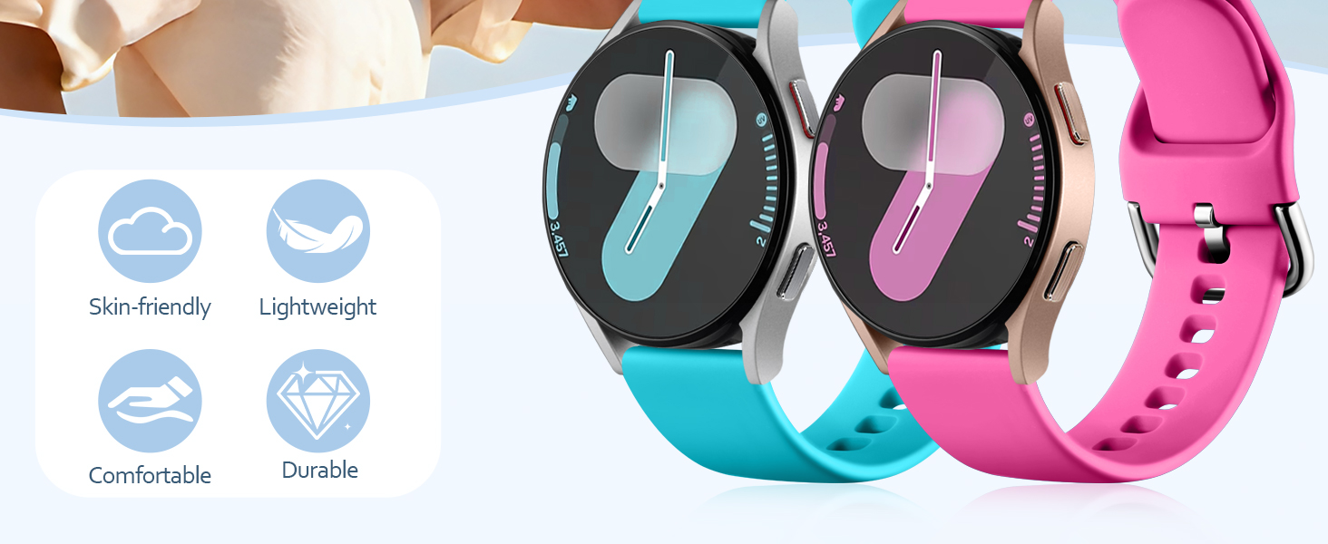 DaQin Sport Silicone Band for Galaxy Watch 6 Band