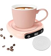 Coffee Mug Warmer, 3 Temp Settings Mug Warmer for Desk, Cup Warmer with LED Lights, Suitable for ...