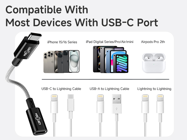 usb-c to lightning adapter iphone to usb c adapter usb c to iphone adapter usbc to lightning