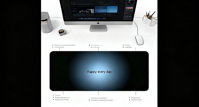 Multi-scene versatile desk pad works for home office