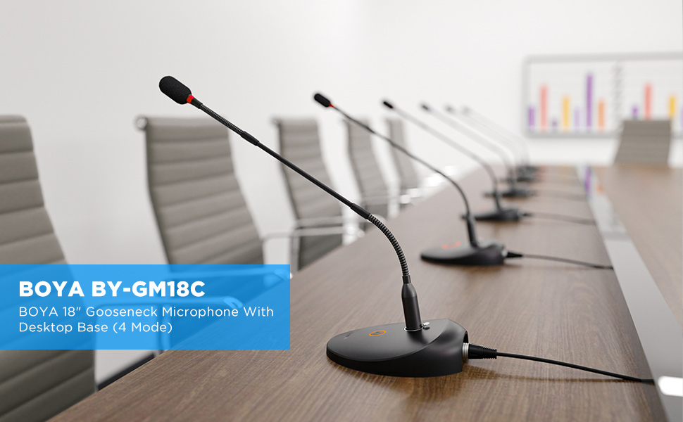 gooseneck condenser microphone BY-GM18C