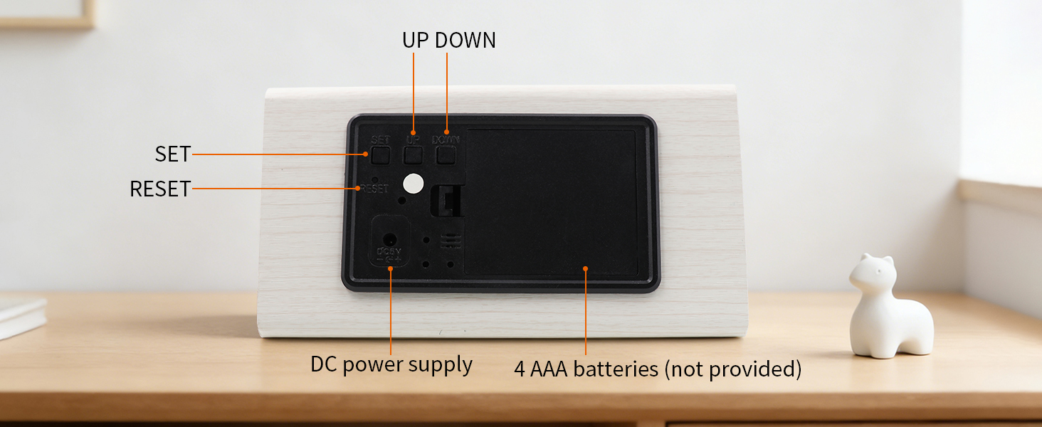 digital clock with temperature