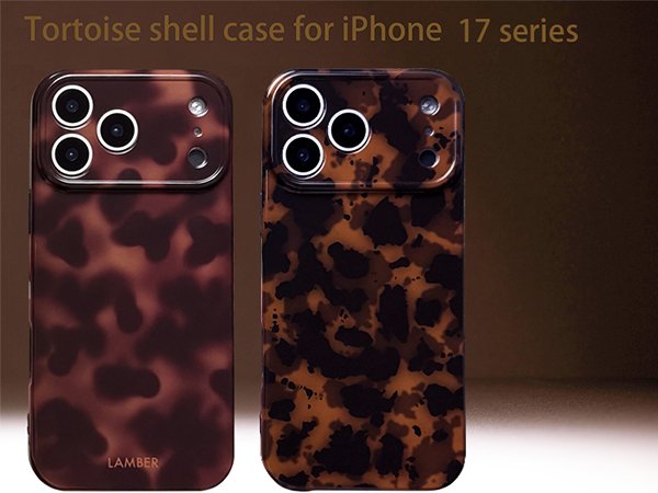 tortoiseshell phone case for iPhone 17