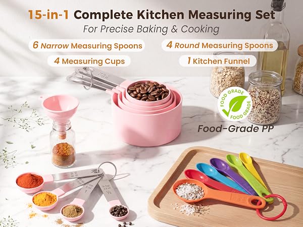 Measuring Cups and Spoons Set