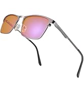 YIMI Blue Light Blocking Glasses Gaming Computer Eyeglasses for Women and Men Anti Glare UV Prote...