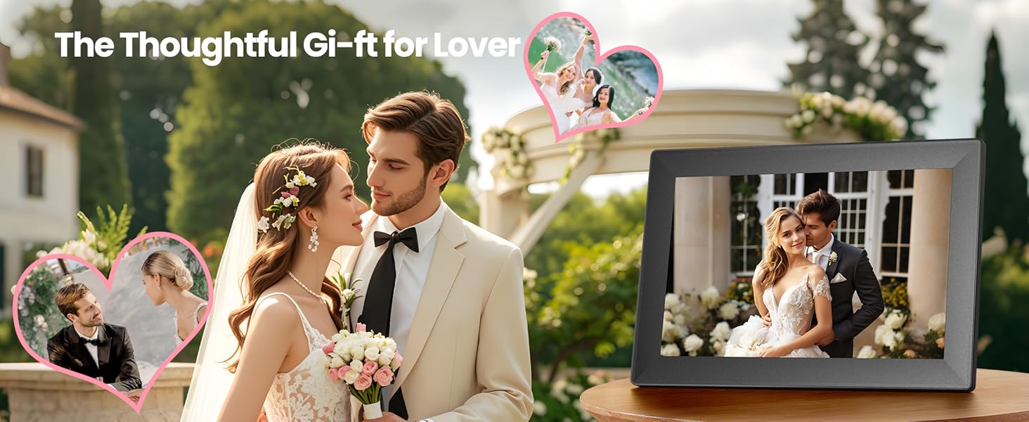 Digital picture frame wifi samrt Eletric photo frame Uhale 10.1 inch