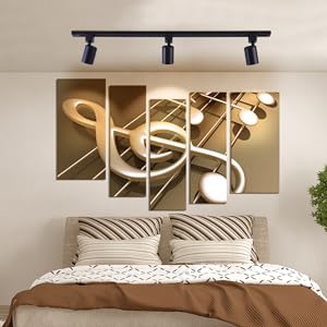 mirrea 6 Pack LED Track Lighting Heads Compatible with Single Circuit H Type Track Lighting Rail