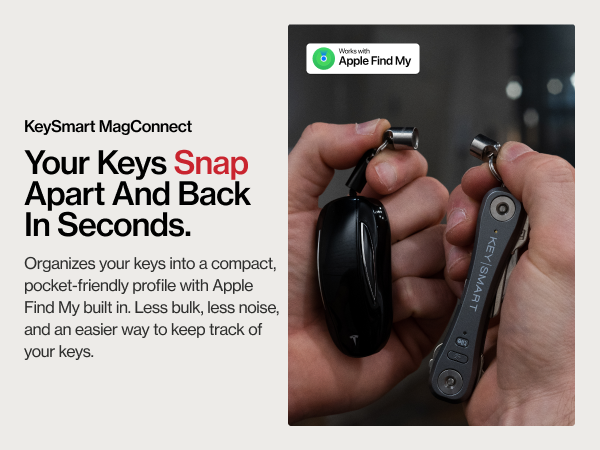 magnetic keychain key holder