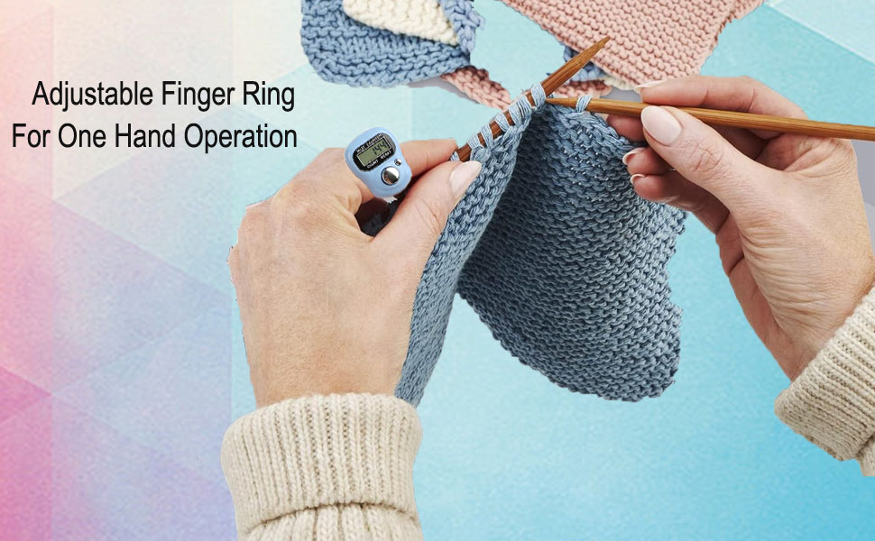 Electronic Finger Counter, Mini LCD Digital Display Hand Tally Counter Number Count Clicker