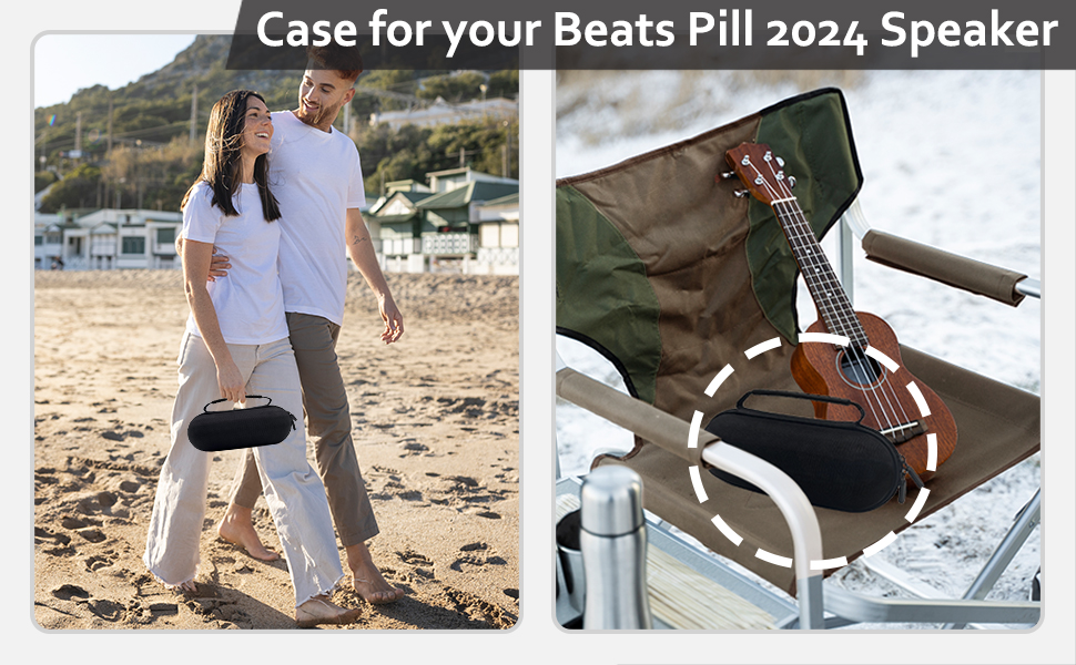 Hard Carrying Case for Beats Pill 2024