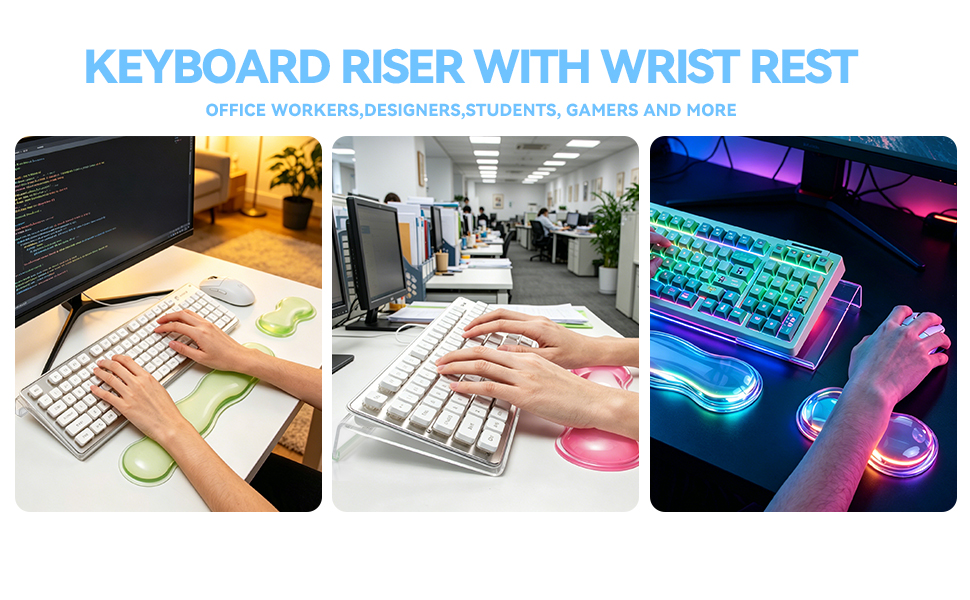 wrist rest for keyboard and mouse