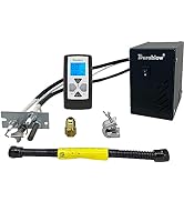 Durablow 8VK-TX340 Electronic Automatic Spark to Pilot Valve Kit with Thermostat, Backlit LCD, Va...