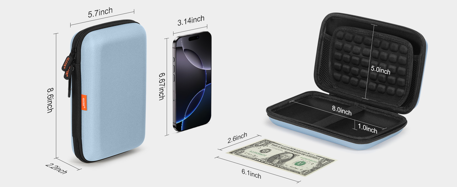 light blue case