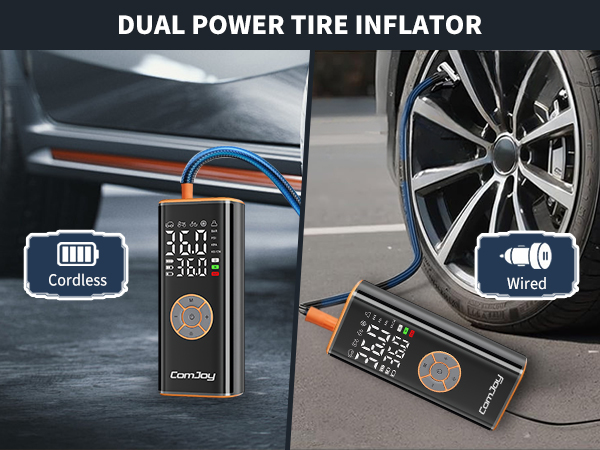 portable tire inflator for car