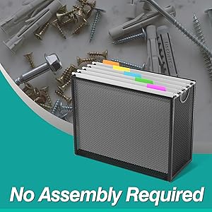 Hanging file organizer