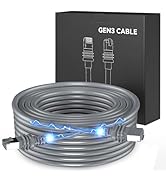 MOTITO Starlink Cable Gen 3, Standard Actuated 75FT Waterproof Replacement V3 for Starlink Rectan...