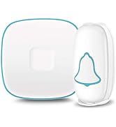 BO YING Wireless Doorbell, Bo Ying Waterproof Door Bell with 38 Melodies and Led Flash, Easy Inst...