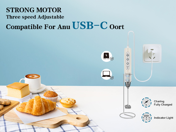 Milk Frother Handheld for Coffee