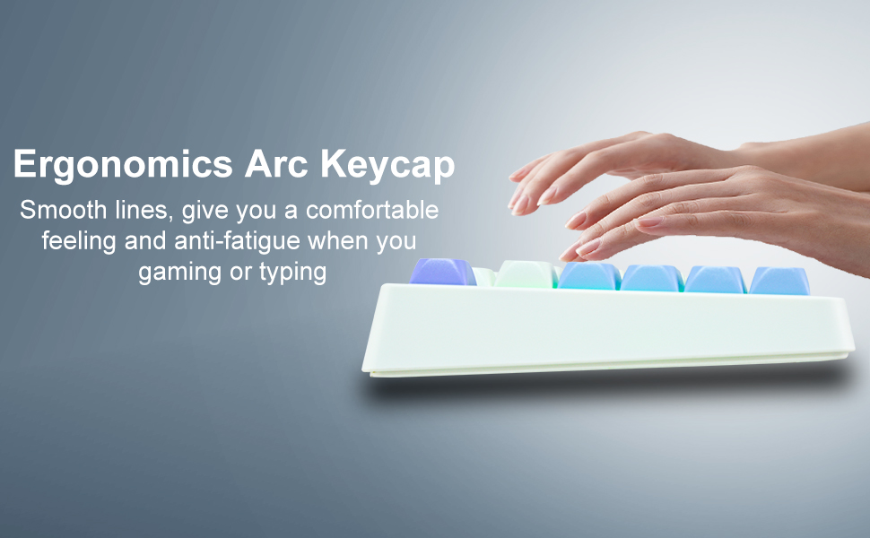 ergonomic keycap
