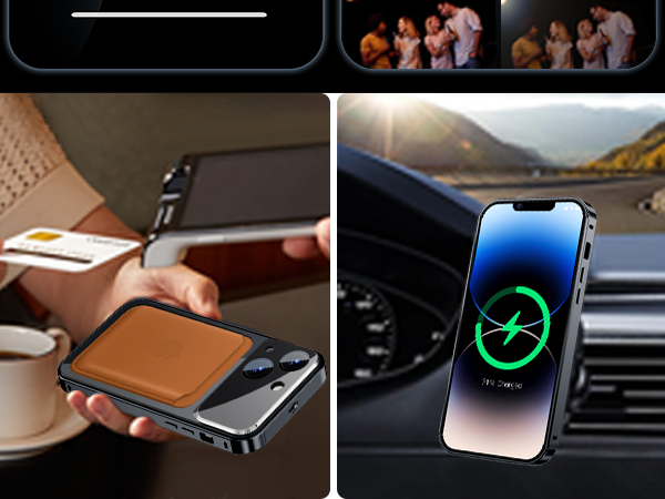 iphone 14 promax phone case magsafe magnetic 360°full body protection with privacy screen 