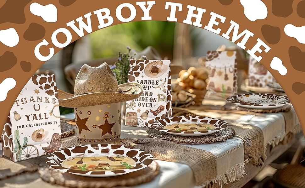 Cowboy Birthday Party Decoration