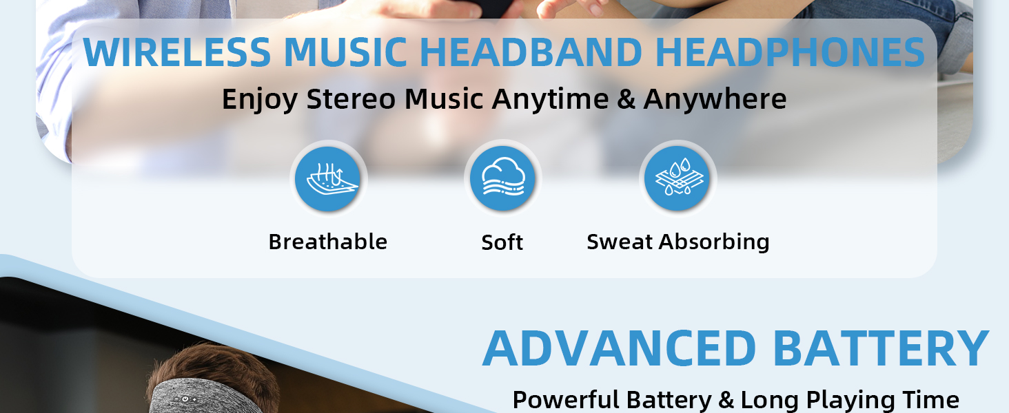 Sleep headphones HF012 Deepdark