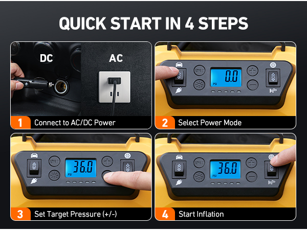 QUICK START IN 4 STEPS