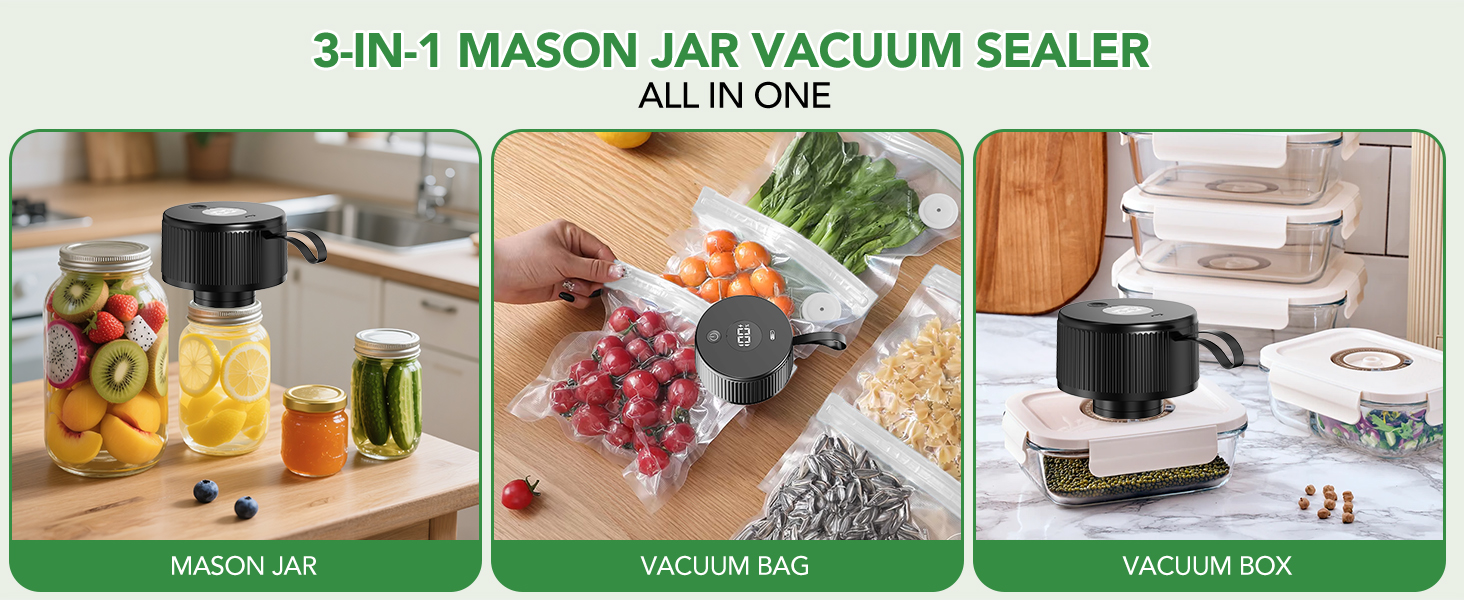 mason jar vacuum sealer kit