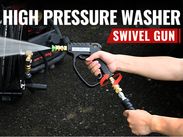 High Pressure Washer Swivel Gun