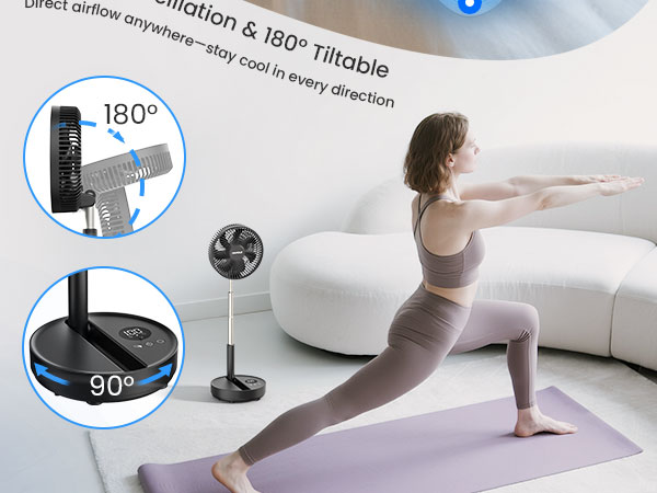 90° Oscillation and 180° Titable