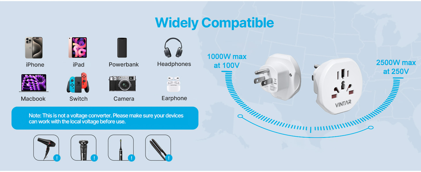 european to american plug adapter