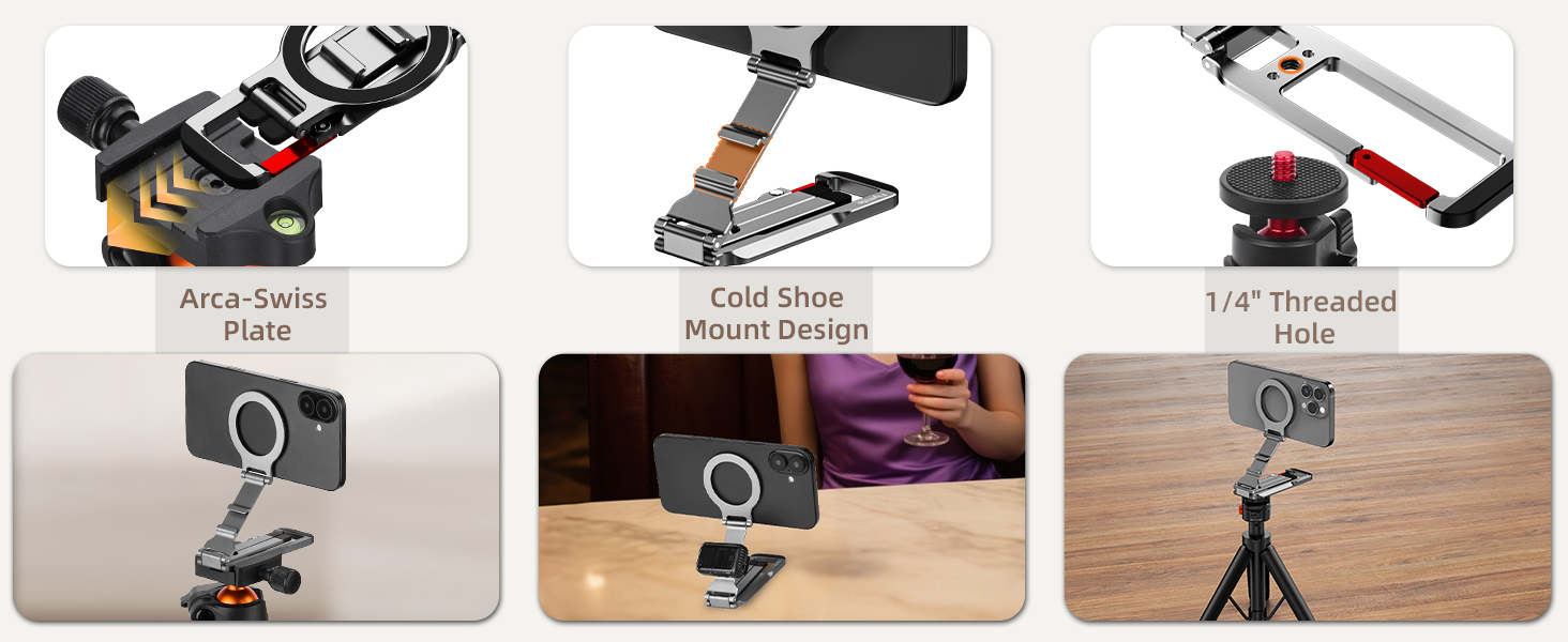 magnetic iphone tripod