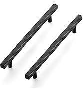 Ravinte 30 Pack 10" Square Cabinet Pulls Matte Black Stainless Steel Kitchen Cupboard Dresser Han...