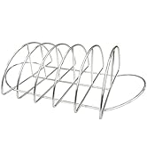 Quantfire Rib Rack for BBQ, Smoker Stainless Steel Rack for Large and XLarge Big Green Egg,Kamado...