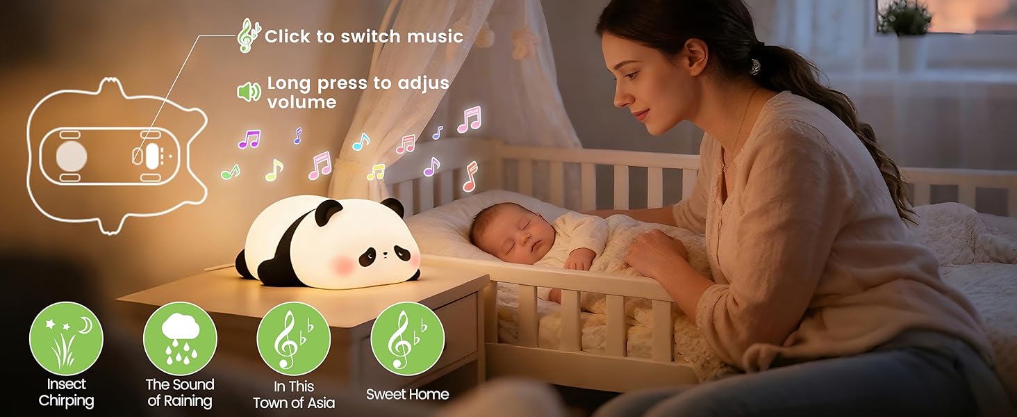 panda night light