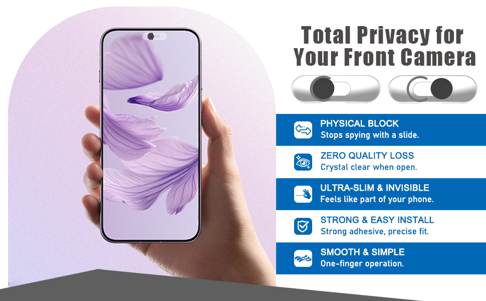 phone front camera cover