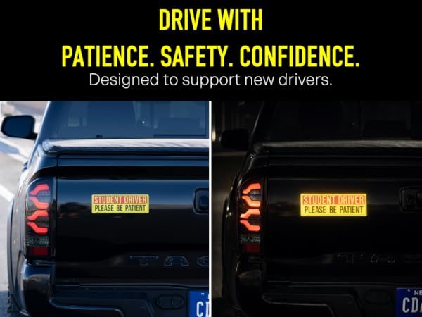 Student Driver Magnet for car New Driver Magnets Please Be Patient