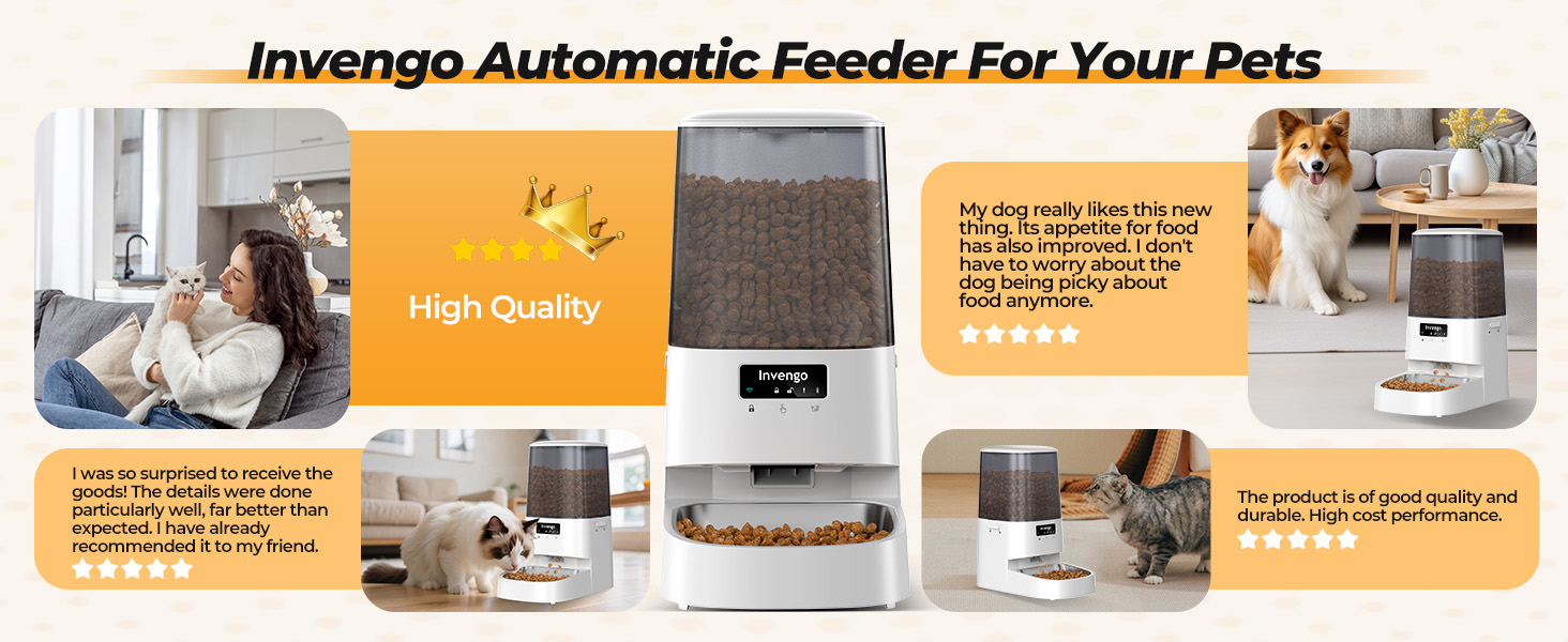 Automatic Cat Feeder for Cats or Dogs