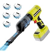 YEX-BUR Cordless Handheld Vacuum for Ryobi 18V Battery(Tool Only), 240W Powerful Car Vacuum with ...