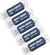INLAND Micro Center SuperSpeed 5 Pack 64GB Daul Drive USB 3.0 Type C &amp; Type A OTG 2-in-1 up to 10...