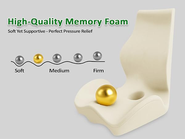 Full back support seat cushion