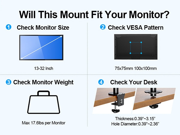 Vertical Dual Monitor Stand