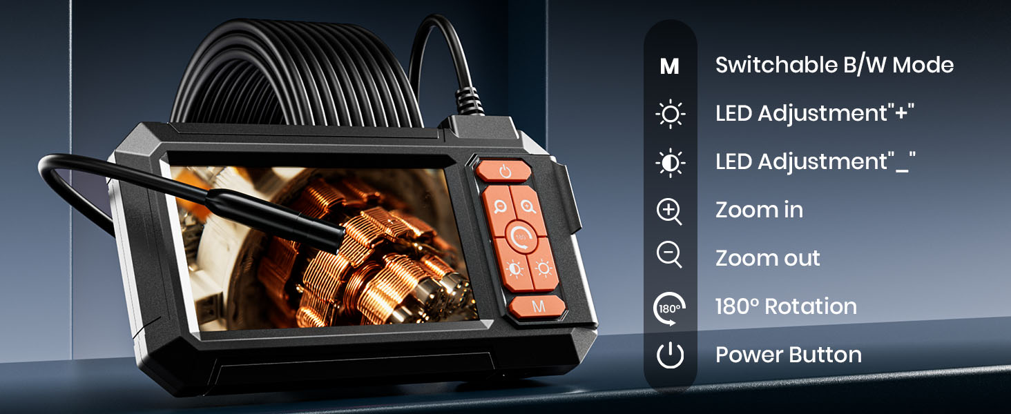 Borescope Camera with Light