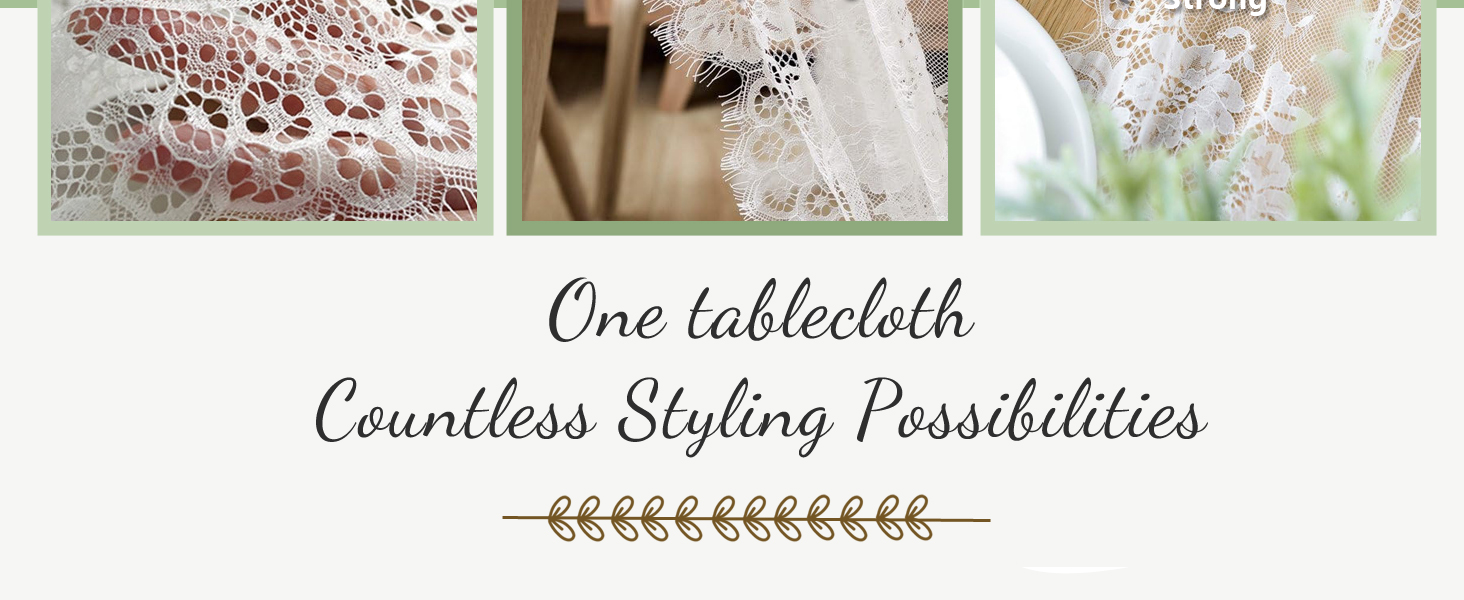 White Lace tablecloth