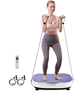 EILISON FIRMHOLD Handle Vibration Plate Exercise Machine for Lymphatic Drainage- Full Body Vibrat...