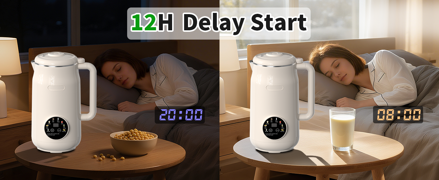 12H delay start feature