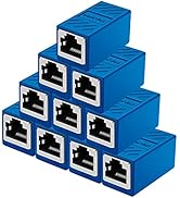 Dingsun RJ45 Coupler Ethernet Extender Connector 10 Pack Inline Coupler Cat7 Cat6 Cat5e Ethernet ...